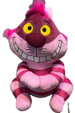 Disney CHESHIRE CAT 9" Soft Plush Stuffed Toy Alice in Wonderland - NWT