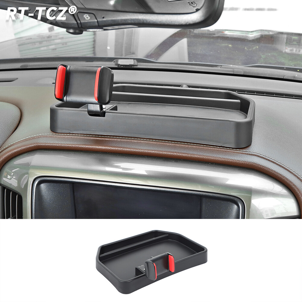 Dashboard Phone Holder Mount Storage Tray For Chevy Silverado GMC