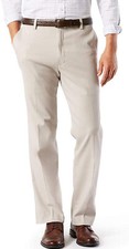 New Mens Dockers Classic Fit Light Beige Easy Khaki Stretch Pants 50 x 32