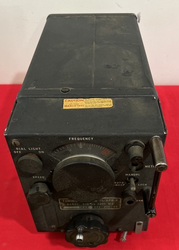Vintage 1950'S MILITRY Aircraft Bomber TN-19/APR-4 TUNING UNIT ONLY - Picture 10 of 12