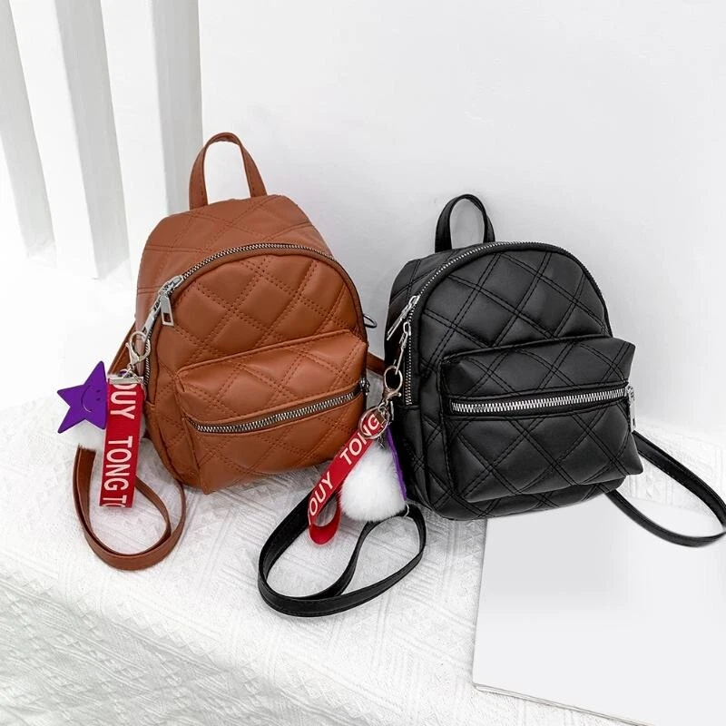 Cute Mini Small Size Women's Backpack, With Adjustable Strap