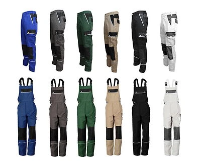 TMG Herren Arbeitshose Bundhose Latzhose Canvas Cargo Gärtner Maler KFZ Beruf
