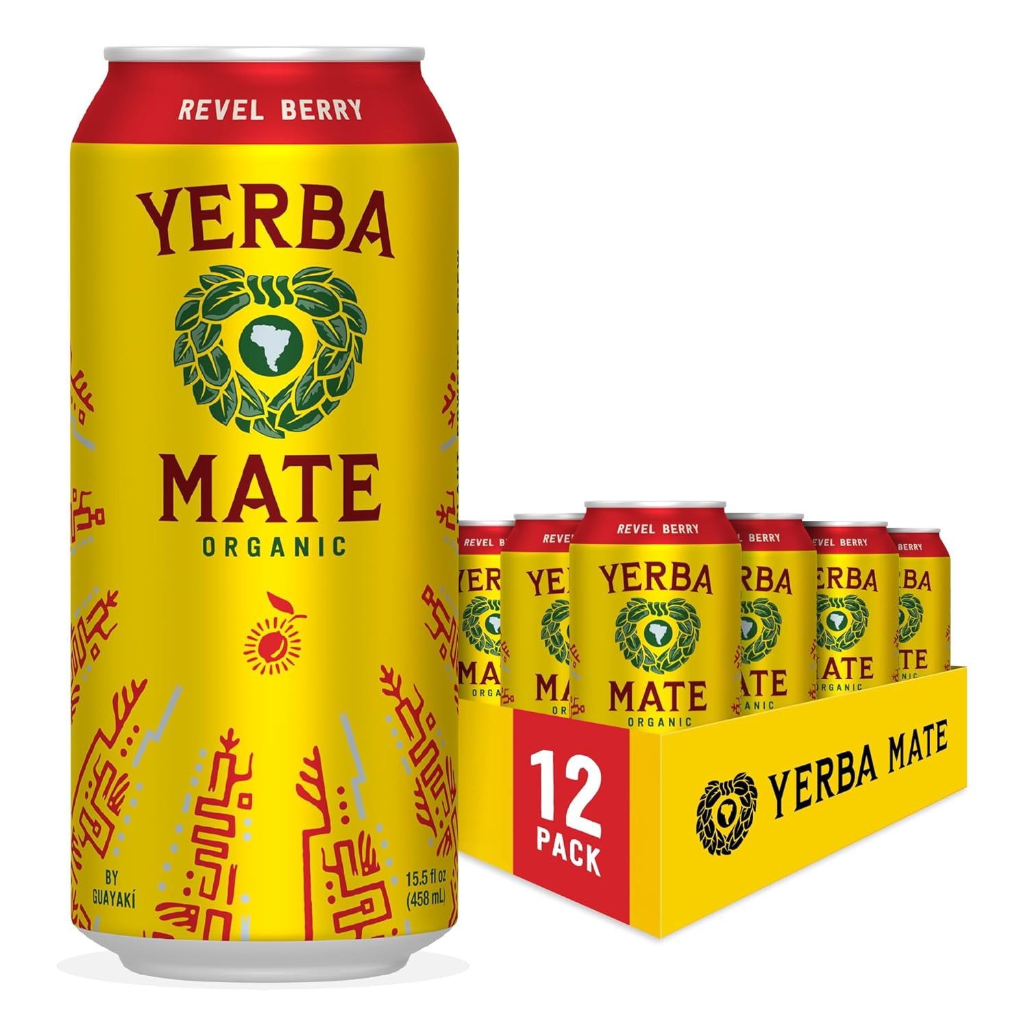 Guayak&iacute; Yerba Mate, Organic Energy Drink Alternative, Revel