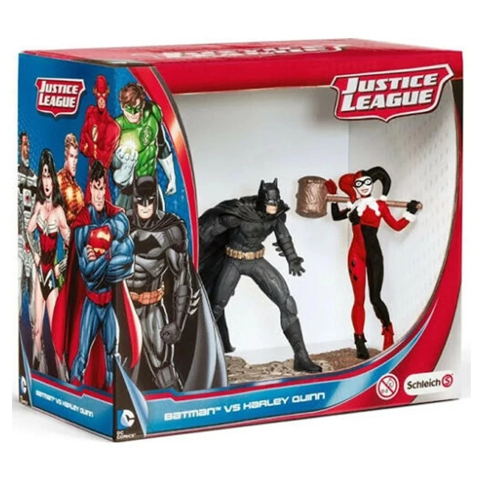 Boxset Schleich 22514 Scenery Pack Batman Vs Harley Quinn Nuevo juguete coleccionable Foto 2 de 3