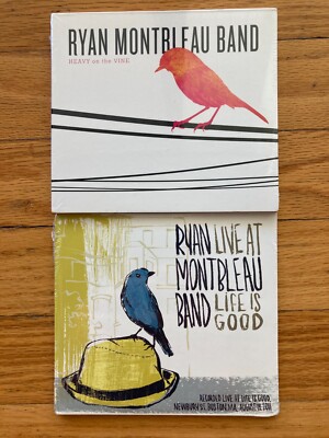 *NEW SEALED* RYAN MONTBLEAU BAND ''LIFE IS GOOD'' + ''HEAVY ON THE VINE'' CD LOT