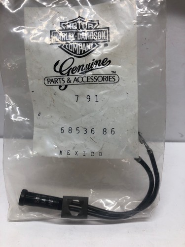 Oil warning indicator lamp 68536-86 NOS Harley Davidson 86- FXR - Picture 2 of 6