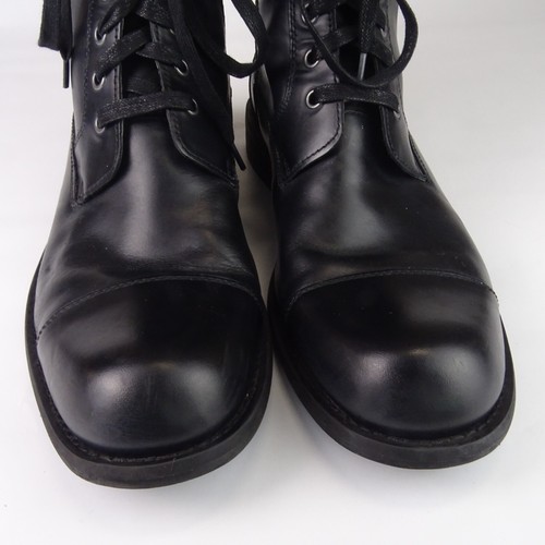 John Varvatos Boots Zip Combat Style Black Size 10.5 - Picture 8 of 19