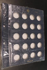 Leuchtturm Vista Euro-Münzblätter für  2 Euro Stücke  (2 Blätter)