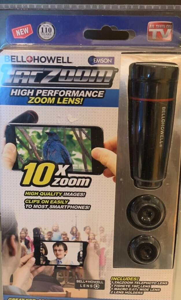 Howell Tac Tac Zoom Lens New Bell Howell TacZoom Camera Lens