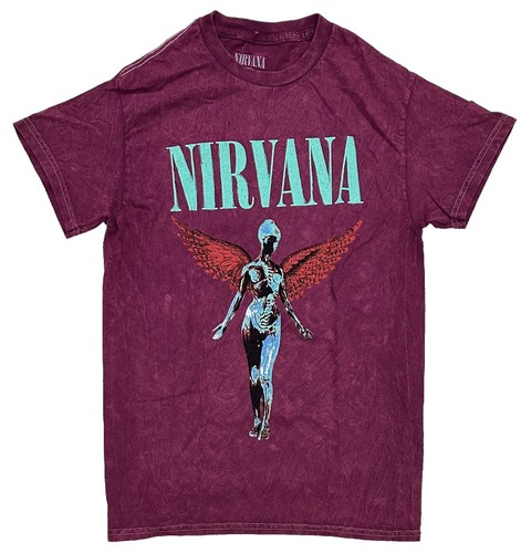 Nirvana Crop Top T Shirt Yellow Smile Flower Sniffin new Official