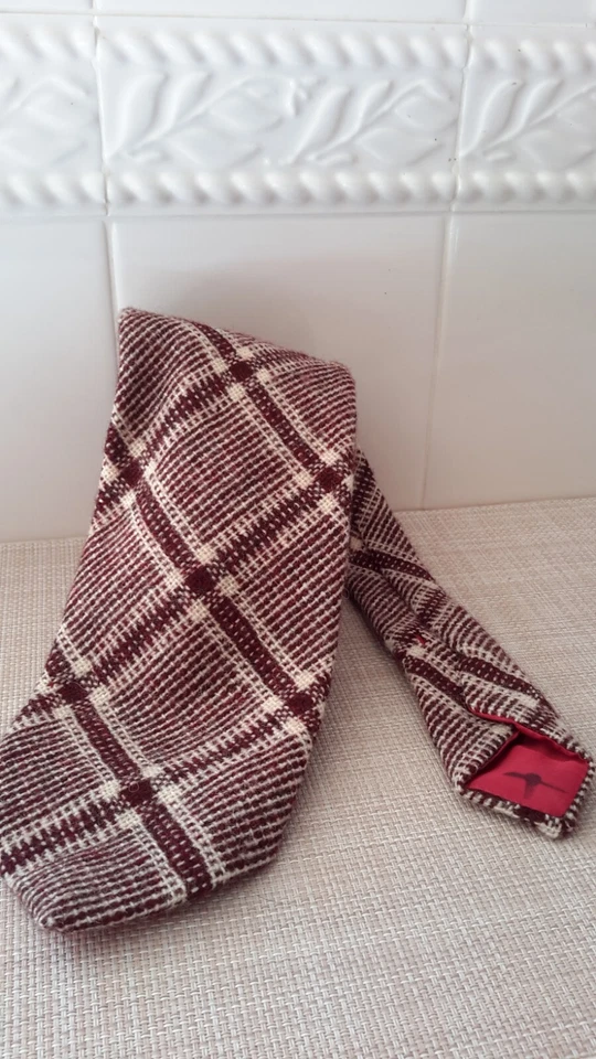 Corbata de Colección Glenrothes Cuadros Brittania Toda Lana 54x4.5" Hecha en Escocia Foto 2 de 4