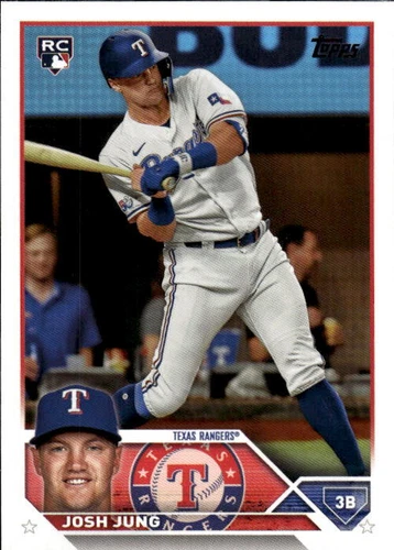 2023 Topps Josh Jung #529 Advanced Stats Texas Rangers 2X1