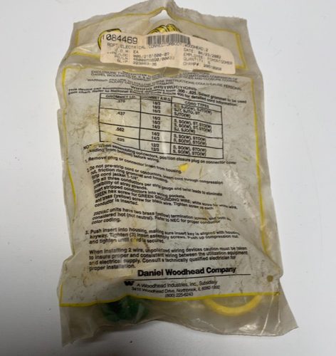 NEW! Woodhead 25W04 Watertite Connector L1-15R 15A 125V - Picture 3 of 4