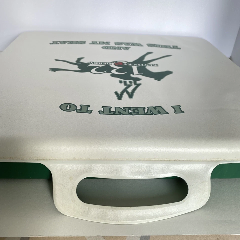 Kentucky Derby 132nd 2006 asiento acolchado coleccionable con asa superior Foto 3 de 4