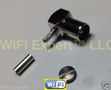 IEC DVB-T TV PAL Male Angle Crimp RG174 RG179 RG316 RG188 Coax Cable RF Connectr