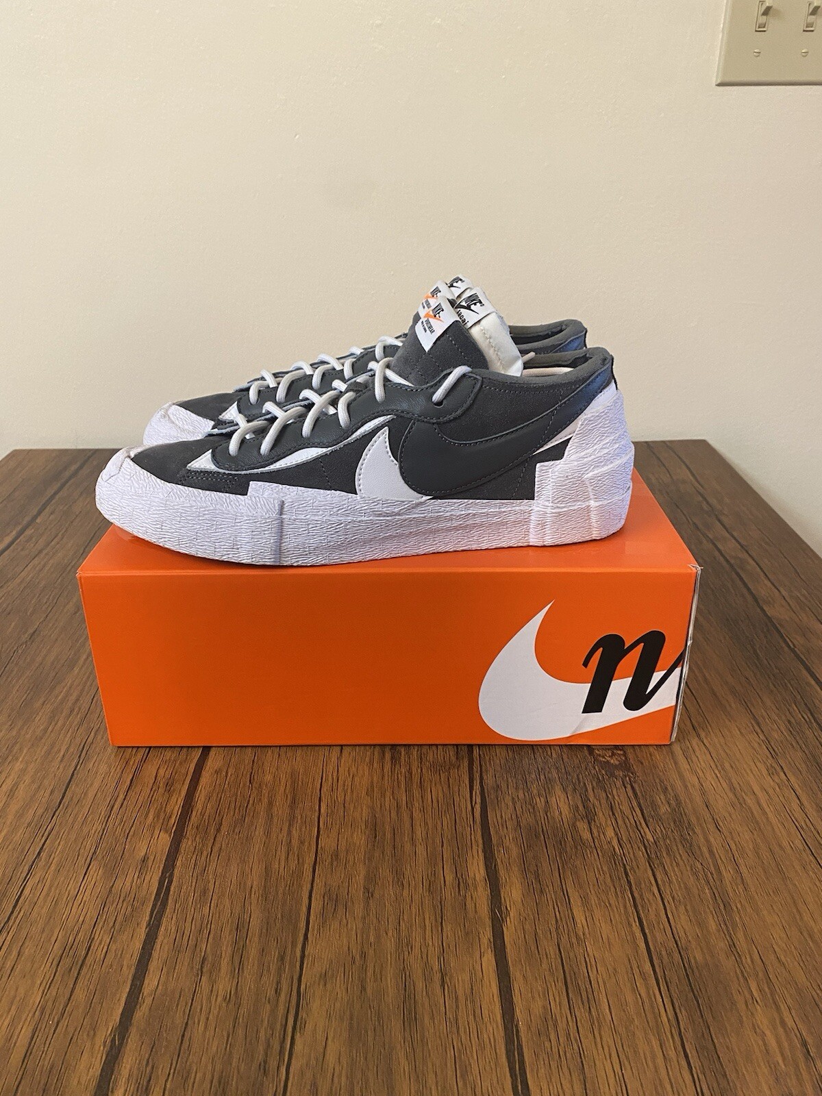 SACAI X NIKE Taglia 10 5 Blazer Nike sacai x grigio ferro basso