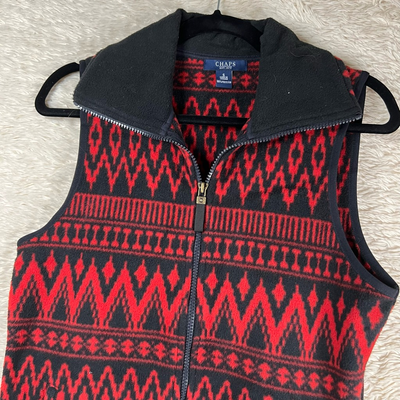chaps womens fleece vest