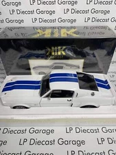KK Scale 1967 Ford Mustang GT500 Shelby White 1:12 Diecast