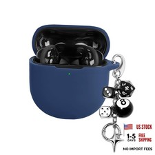 Silicone Case Compatible with Bose QuietComfort Earbuds Navy Blue