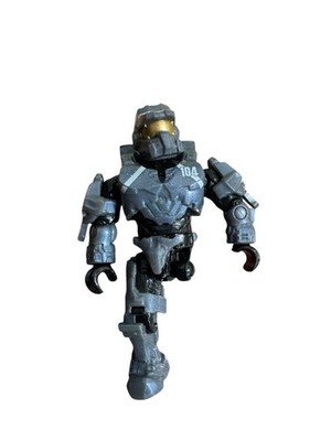 HALO MEGA BLOKS CONSTRUX STEEL BLUE SPARTAN CENTURION FRED-104 CND02 Missing Leg