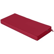 Outdoor Bench Cushions 42 x 18 Inch Thick Waterproof Porch 42"x18"x3" Burgundy