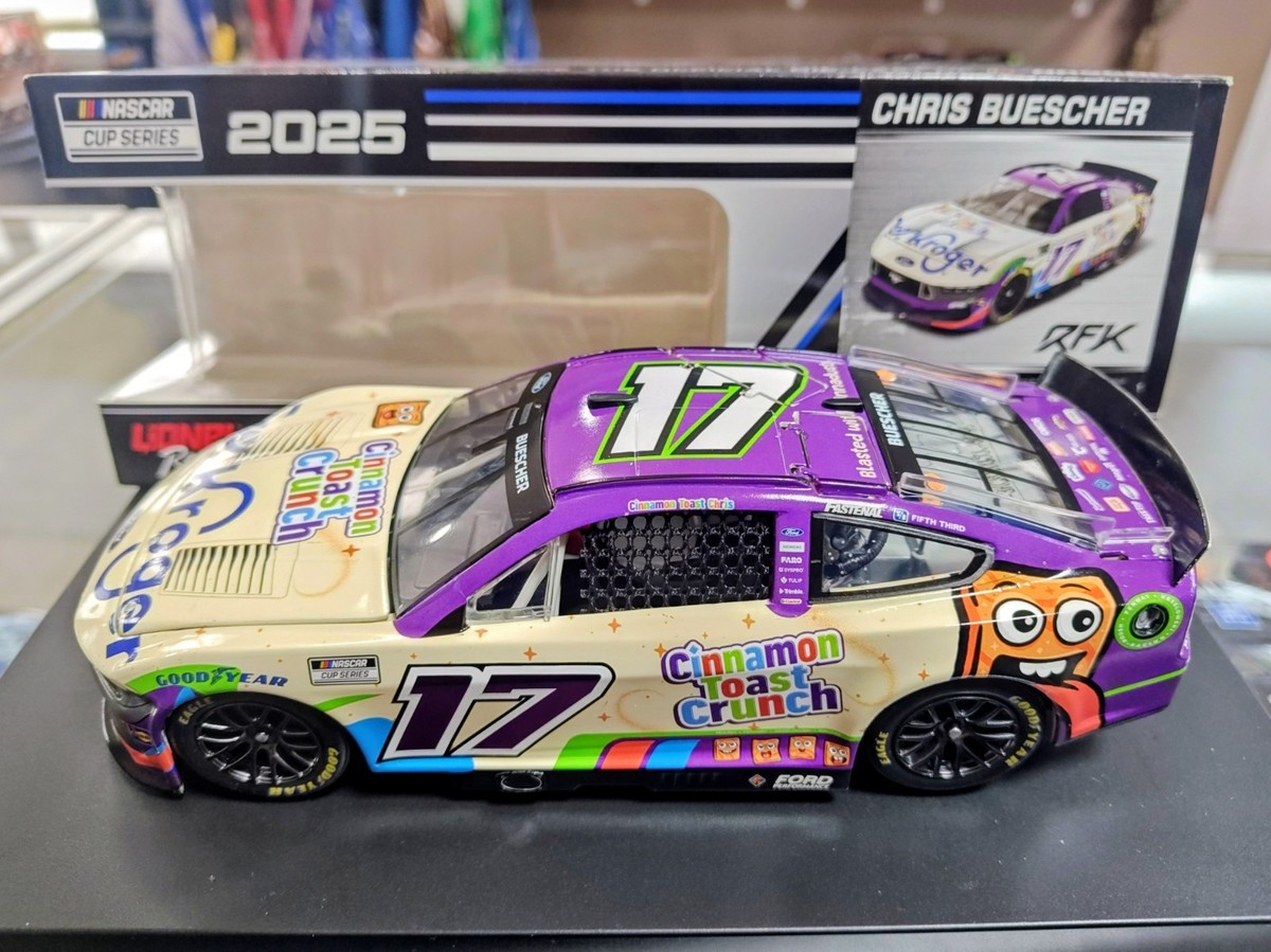 2025 CHRIS BUESCHER #17 Kroger Cinnamon Toast Crunch 1/24 Car. | eBay