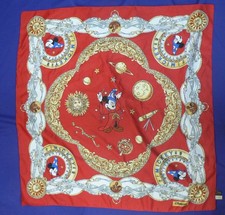 Myszka Miki jako uczeń czarodziejów, Disneyland Paris, chusta, ~84x88, Made in Italy