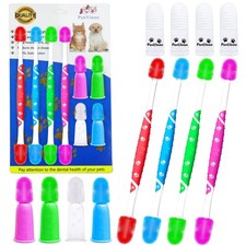360 Dog Toothbrush Pet Toothbrush 360 Finger Toothbrush Medium and