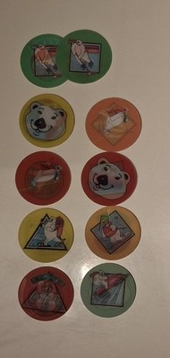 Coca Cola Tricker Caps 90er -  Crazy Fun /  Kellogg's Caps / Monster Munch Caps