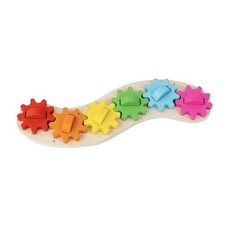 Busy Board Gear Toy Rainbow Pegboard DIY Accessories Preschool Sensory Toy