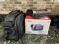 Canon FS31 Handheld Camcorder Gray 41x Optical 2000x Digital Zoom LCD SDHC/SD