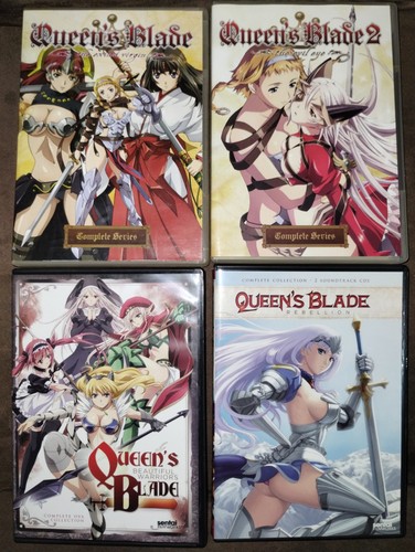Queen's Blade Staffeln 1, 2, 3 (Rebellion) & Beautiful Warriors OVA Serie (DVD) - Bild 1 von 11
