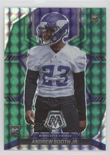 2022 Panini Mosaic Rookies Green Mosaic Prizm Andrew Booth Jr #386 0k6a