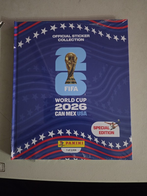 NEW Panini FIFA World Cup 2026 Hardcover collectible blue USA edition sealed