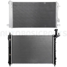 Aluminum Radiator & AC Condenser Cooling Kit For2011-2012 GMC Acadia 3.6L V6