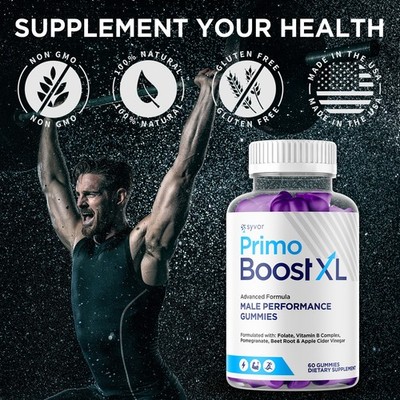 (1/2/3 Pack) Primo Boost XL Gummys Advanced Formula PrimoBoost  XL Male Gummy