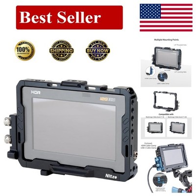 Monitor Cage for Blackmagic Video Assist 5'' 12G / 3G, with HDMI and USB-C Cable