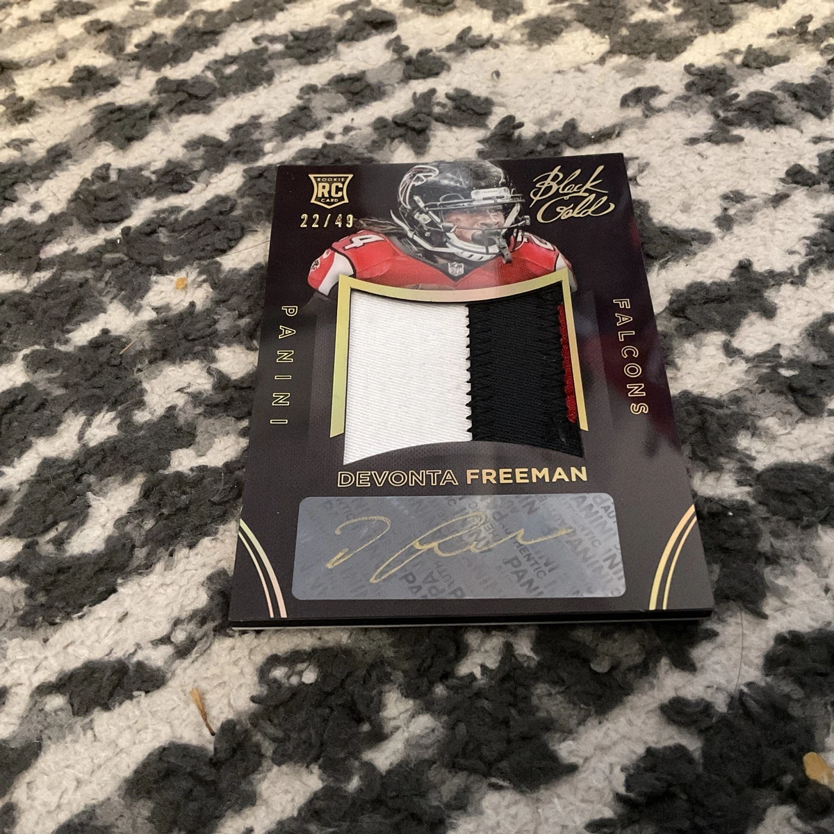 Devonta Freeman Sports Trading Card Singles Autographed Football