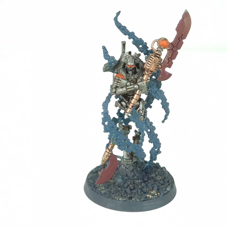 Overlord with Translocation Shroud Painted Mephrit Necrons Warhammer 40k - Image 4 of 4