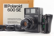  Top MINT w/ Hood Box Polaroid 600SE Instant Camera 127mm f/4.7 Lens From JAPAN
