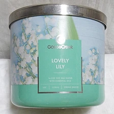 GOOSE CREEK CANDLE - LOVELY LILY - 3-WICK CANDLE 14.5oz