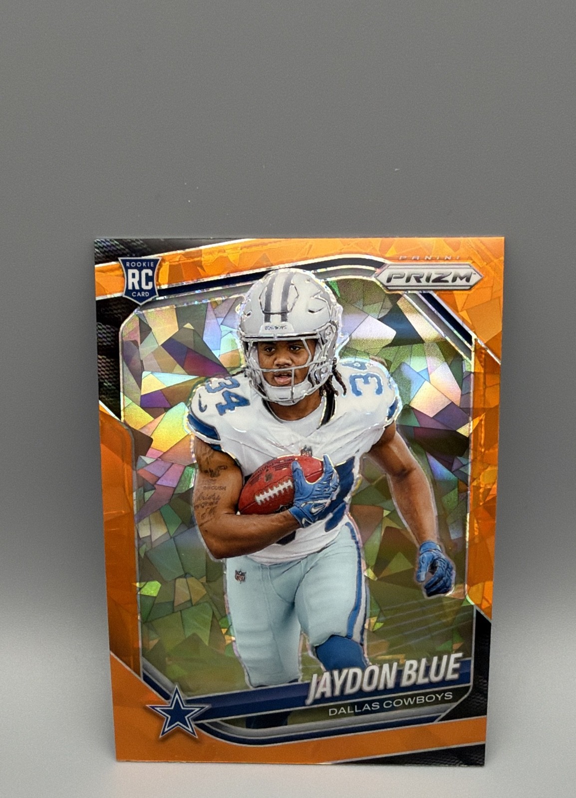 2025 Panini Prizm - Rookies Jaydon Blue #325 Orange Ice Prizm (RC)