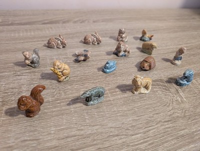 Wade Whimsies Sammlung x16 inkl. Elefant Löwe Dachs Eichhörnchen Affe Igel