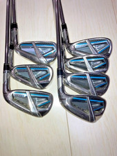 TaylorMade SIM MAX OS Iron Set 7pcs 5-Pw-Aw Stiff Flex KBS MAX 85 RH