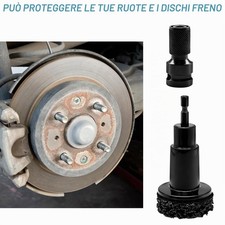 Kit Pulizia Riparazione Ruote 5 Distanziali Strumento per Auto Moto Bicicletta - Miniatura 4