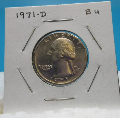 1971-D Washington QUARTER 25 Cent COIN / Brilliant Uncirculated