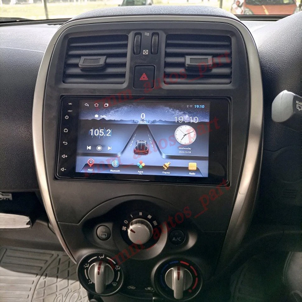 For Nissan Micra 2015-2017 Carplay Android 14 Car Stereo Radio GPS NAVI WiFi Foto 3 de 4