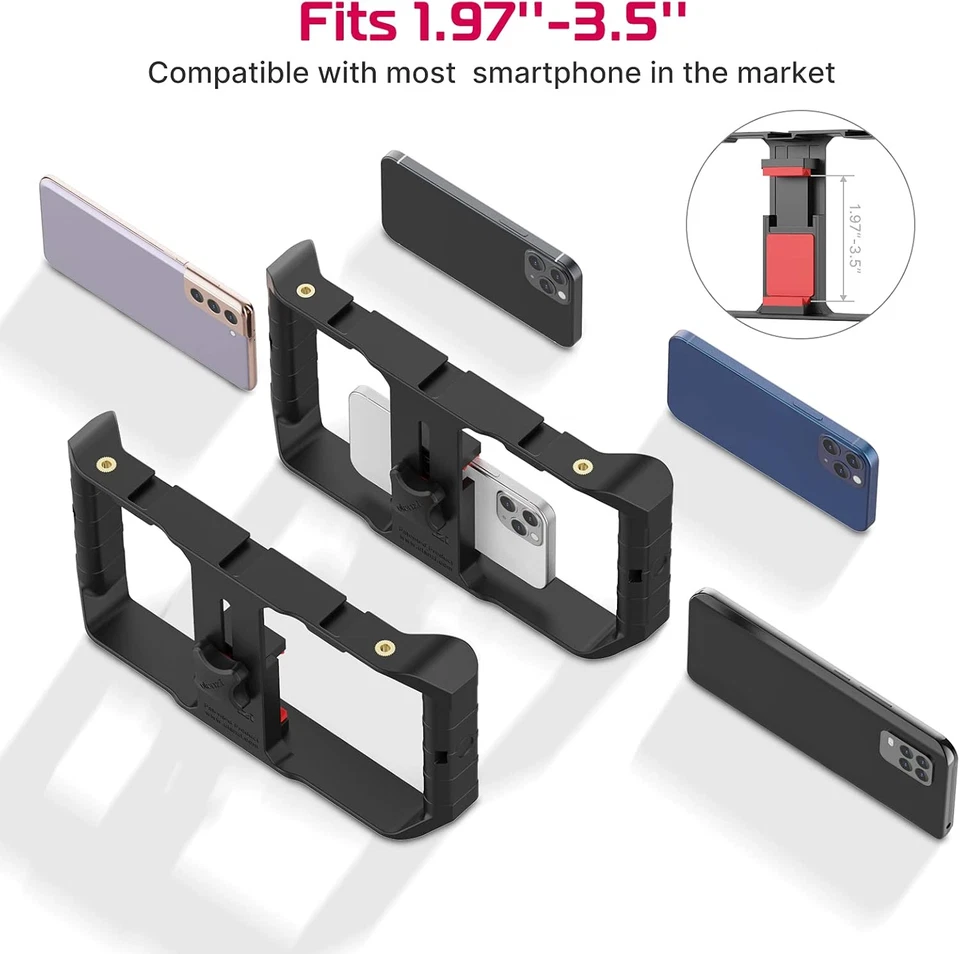 Ulanzi U Rig Pro Smartphone Video Rig with Cold Shoe Mounts and Clips - Image 4 of 4