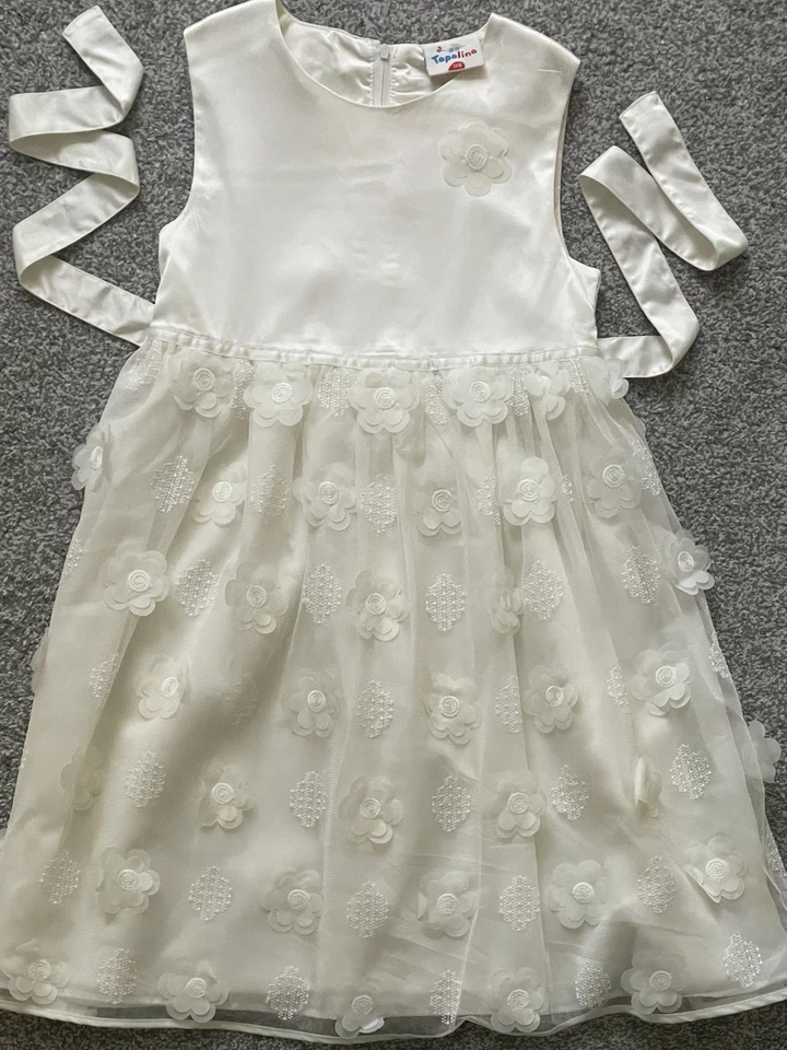 Topolino Festkleid Kinder Gr. 128 | Blumenmädchen, Einschulung | Hochzeit, Taufe - Bild 1 von 4