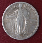 1917 d standing liberty US SIlver quarter type 1